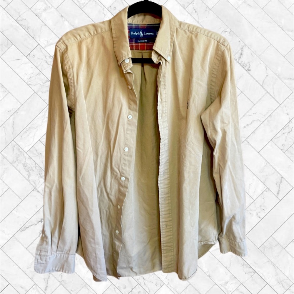 Tan Collared Polo - Picture 2 of 4